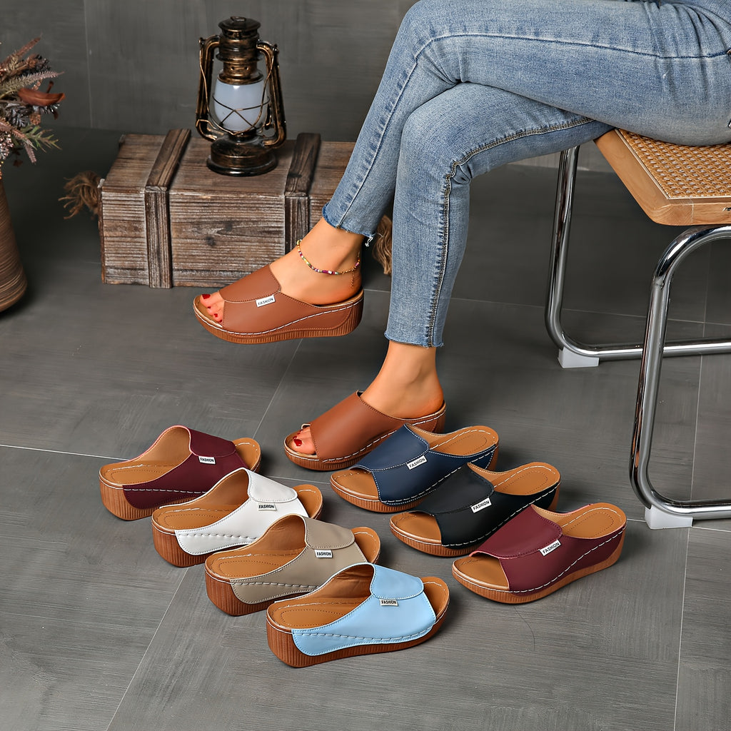 Light Blue Platform Sandals