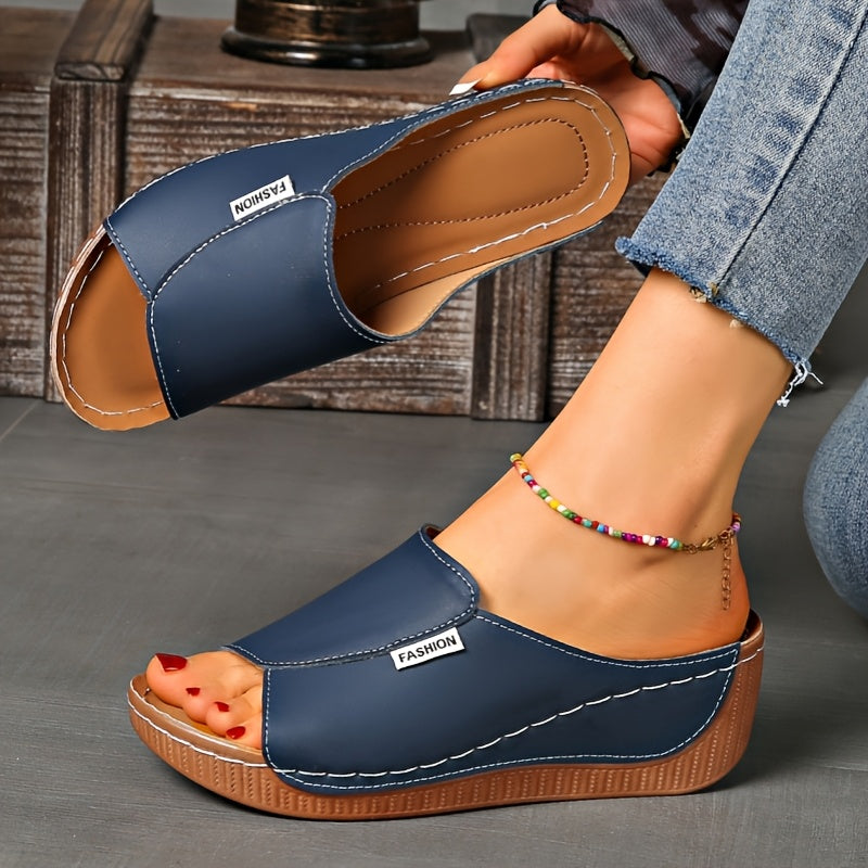 Light Blue Platform Sandals