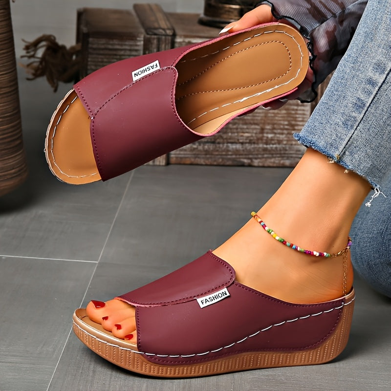 Light Blue Platform Sandals