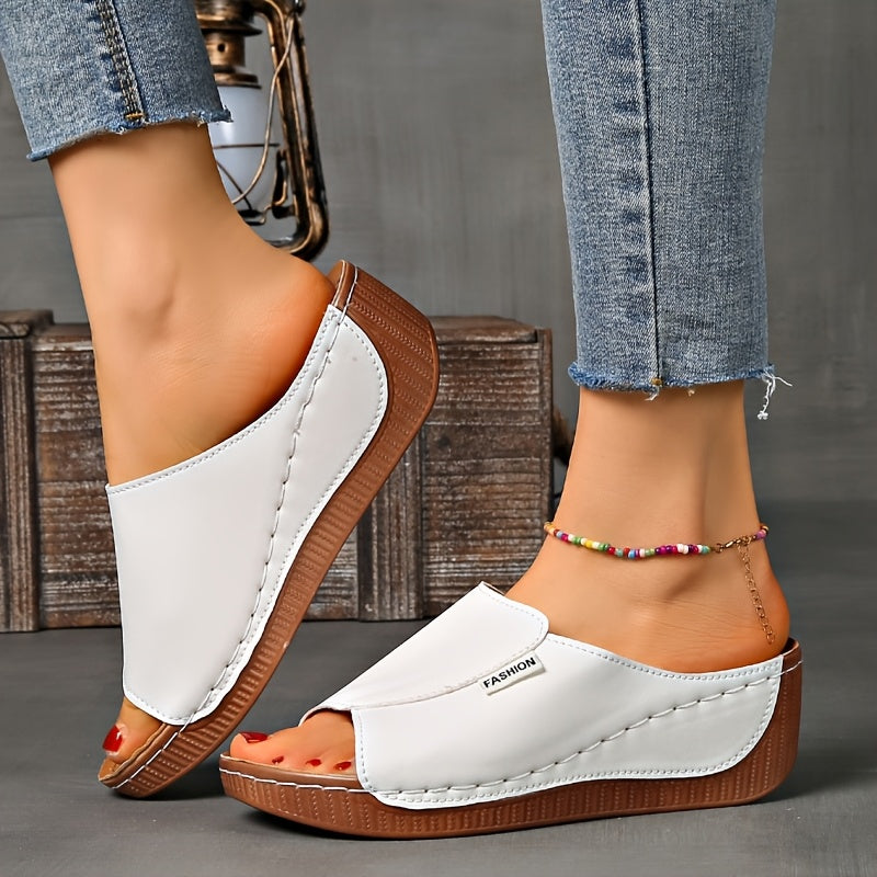 Light Blue Platform Sandals
