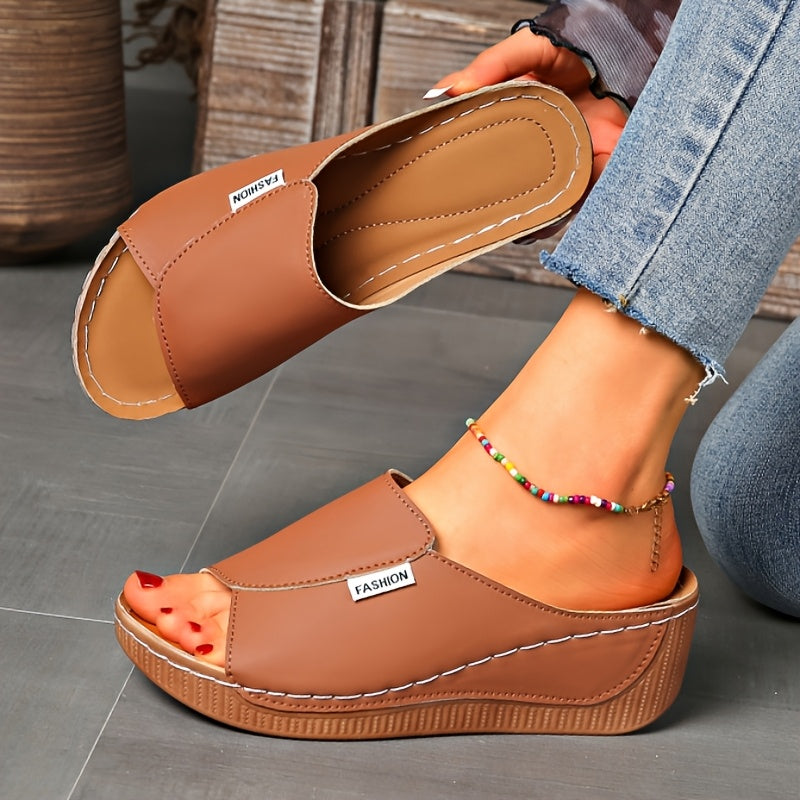 Light Blue Platform Sandals