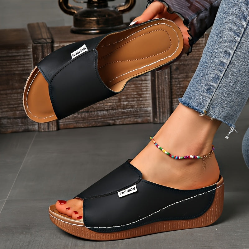Light Blue Platform Sandals