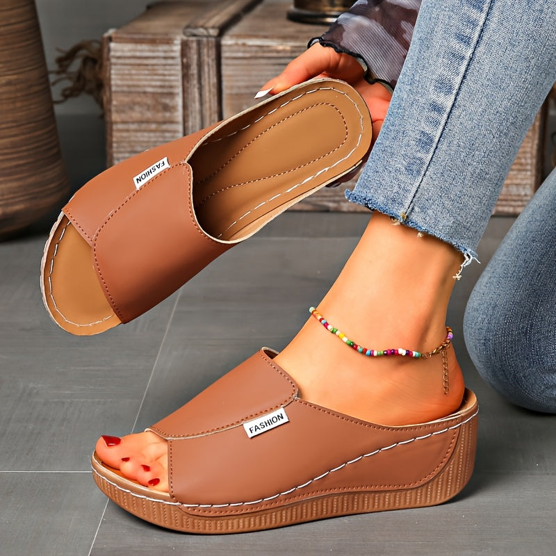 Light Blue Platform Sandals