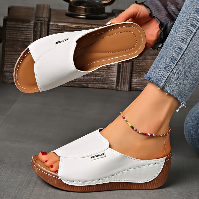 Light Blue Platform Sandals