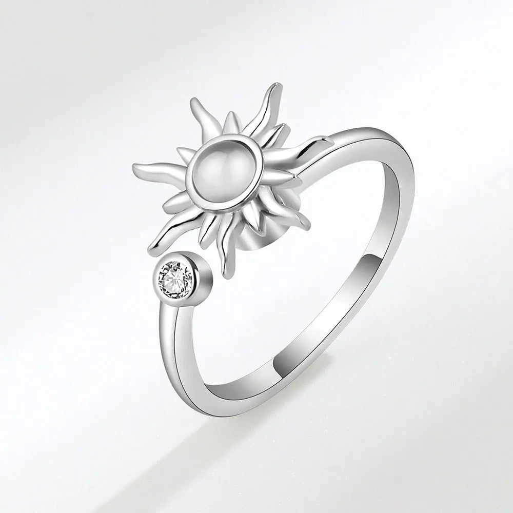 Sunflower Spinner Ring