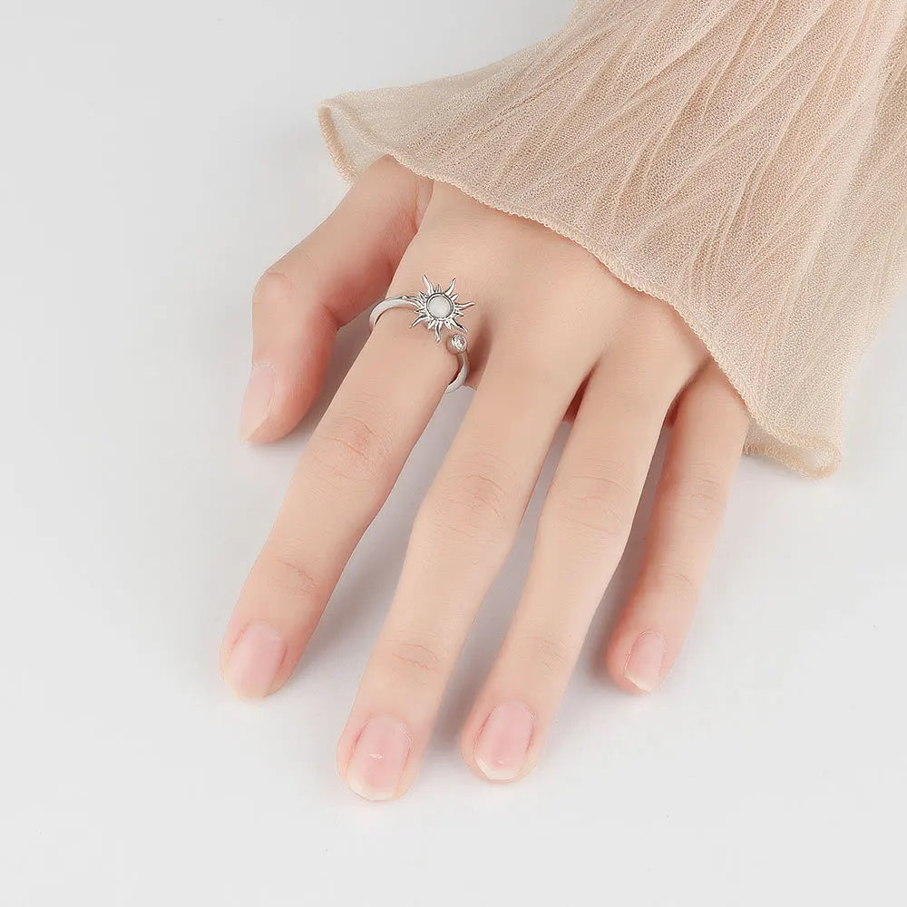 Sunflower Spinner Ring