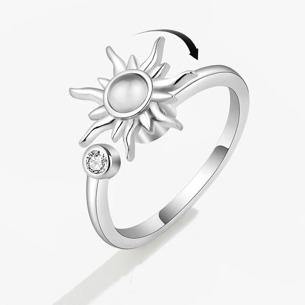 Sunflower Spinner Ring