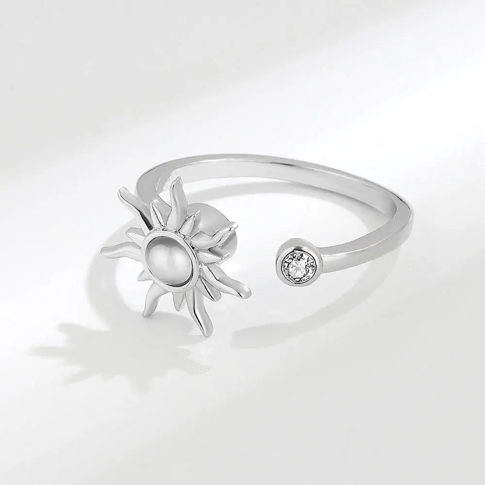 Sunflower Spinner Ring