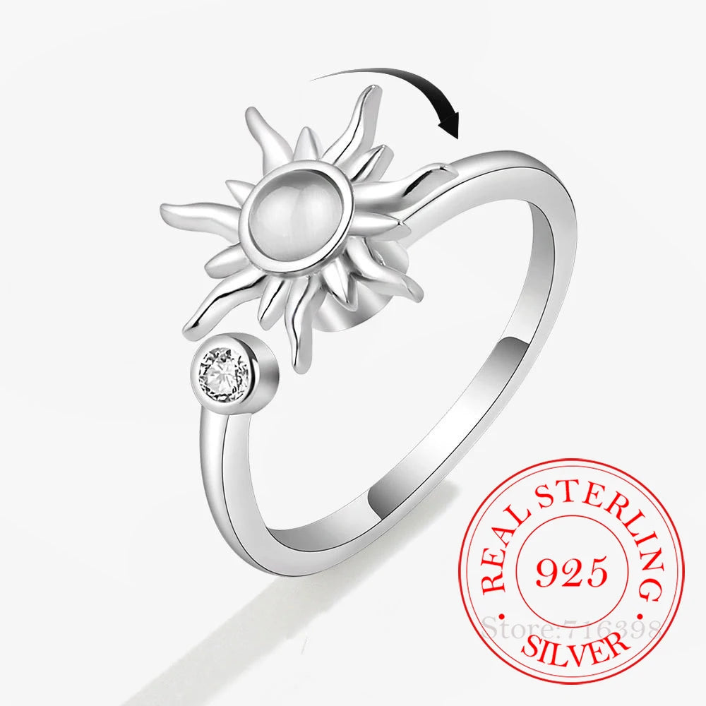Sunflower Spinner Ring