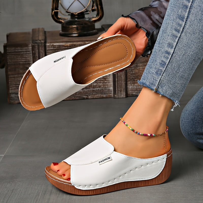 Light Blue Platform Sandals