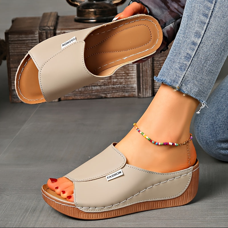 Light Blue Platform Sandals