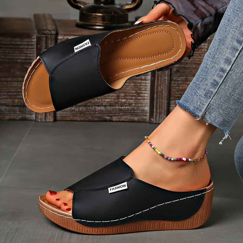 Light Blue Platform Sandals